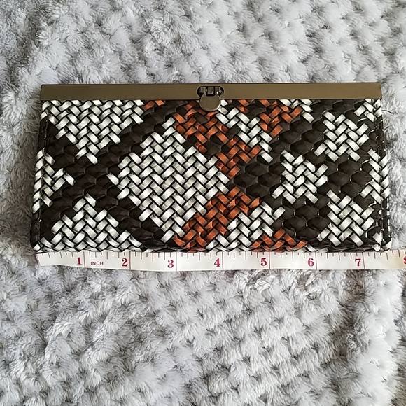Small clutch multi color brown cream orange - Picture 7 of 7